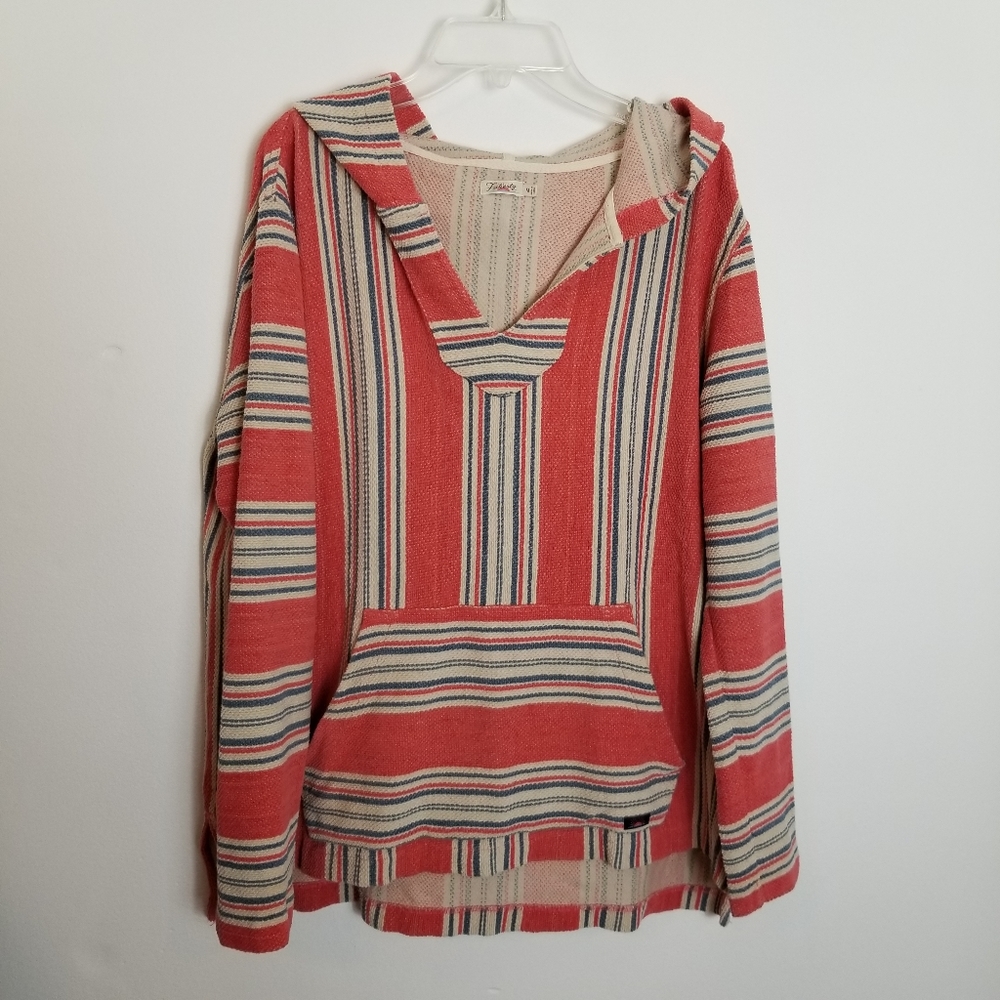 Faherty Biarritz 100% Cotton Striped Pullover Hoodie